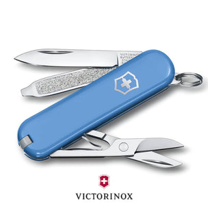 Victorinox Swiss Army Knife 7 Functions Sak Classic SD Blue