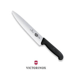 Victorinox Fibrox Cooks Wavy Carving Knife 25cm