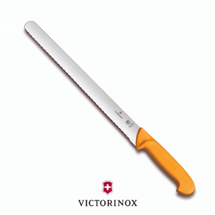 Victorinox Swibo Round Wavy Blade Slicing Knife 35cm (30mm width)