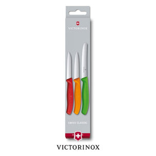 Victorinox Swiss Classic 3 Colours Paring Knife 3 Pc Set