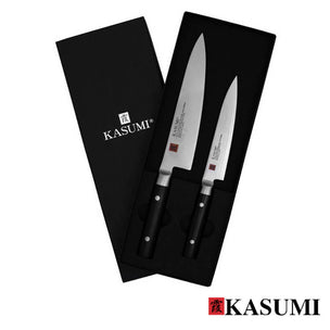 KASUMI Damascus Chef Utility Knife 2 Pc Set