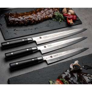 KASUMI Damascus Sashimi Knife 21cm