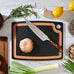 Epicurean Gourmet Cutting Board Juice Groove 37 x 29 x 0.95cm Black