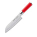 F DICK Red Spirit Santoku Knife Kullenschliff 18cm - House of Knives