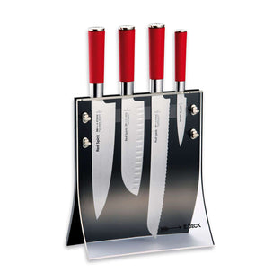 F DICK Red Spirit Knife Block 4 Pc - House of Knives