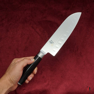 Shun Kai Classic Scalloped Santoku Knife 17.8cm