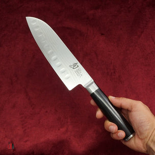 Shun Kai Classic Scalloped Santoku Knife 17.8cm