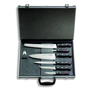 F Dick Superior Chef's Magnetic Case 6 Pc Knife Set