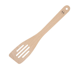Wild Wood Wooden Curved Slotted Spatula