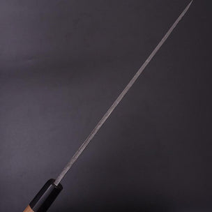 Musashi Blue Steel #2 Walnut Handle Single Bevel Yanagiba Slicing Knife 27cm